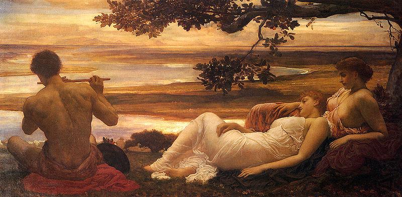 Lord Frederic Leighton Idyll china oil painting image